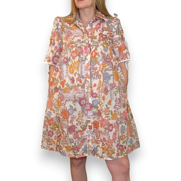 Evi Grintela Dresses & Skirts - Evi Grintela The Shirt Dress Floral Mini